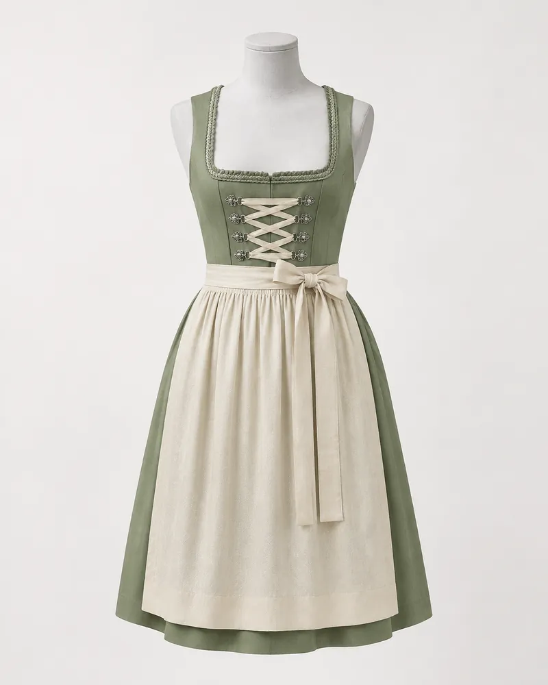 Dirndl Almrausch, Midi 65 cm