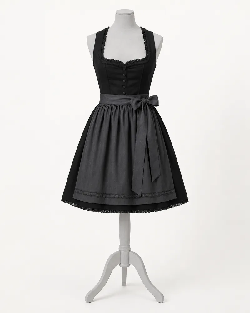Dirndl Federkleid, Mini 52 cm
