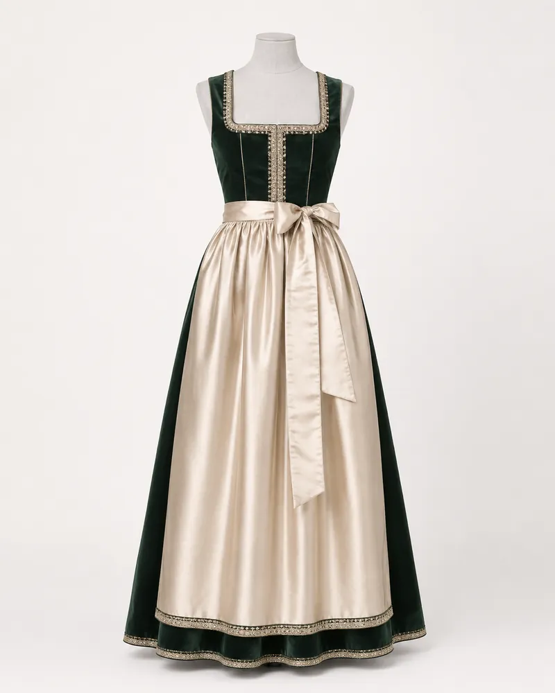 Dirndl Waldmeister, Lang 95 cm